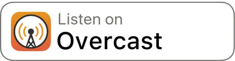 Overcast podcasts button
